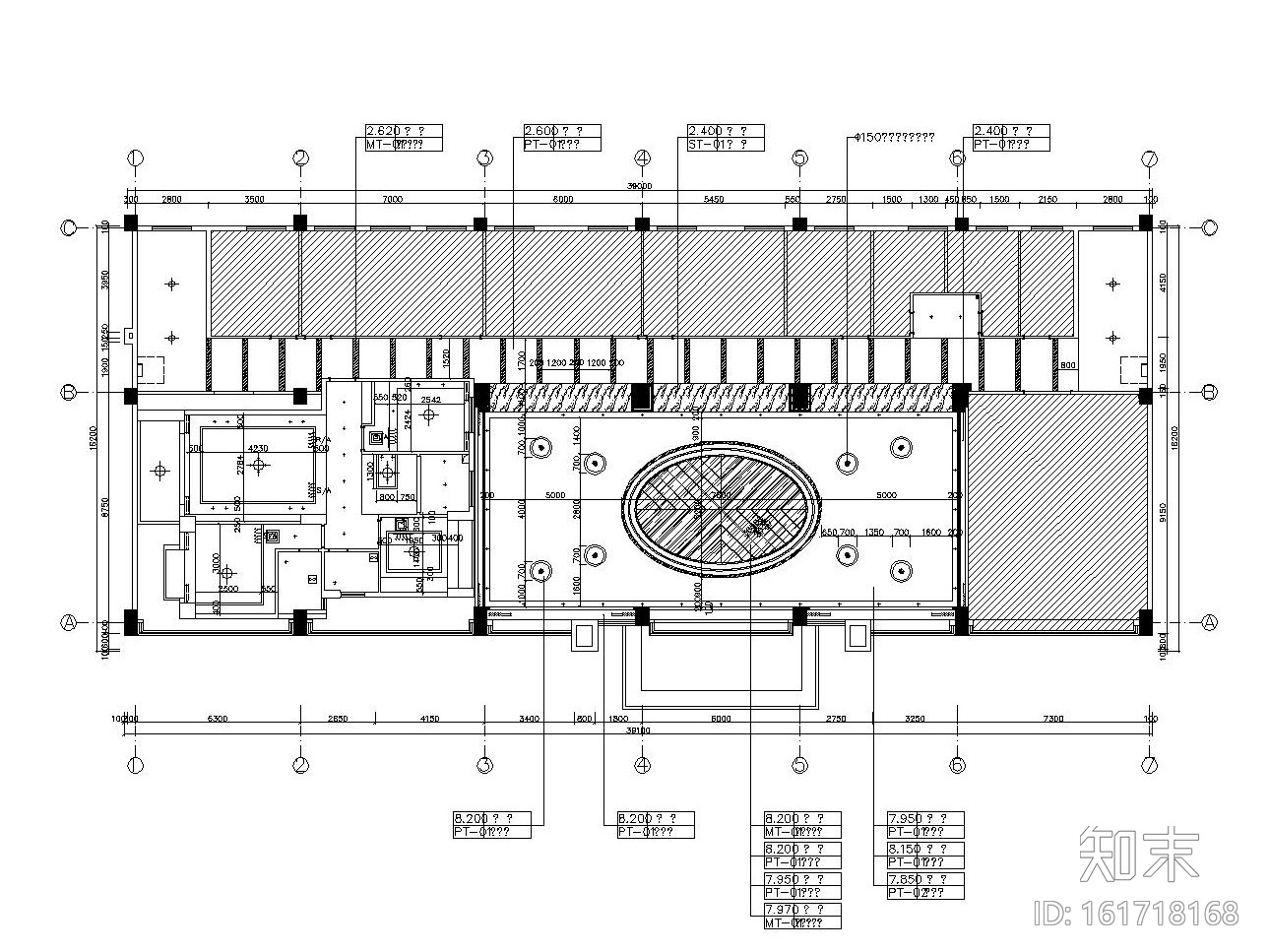 [漳州]后现代风格售楼处全套装修施工图及效果图cad施工图下载【ID:161718168】