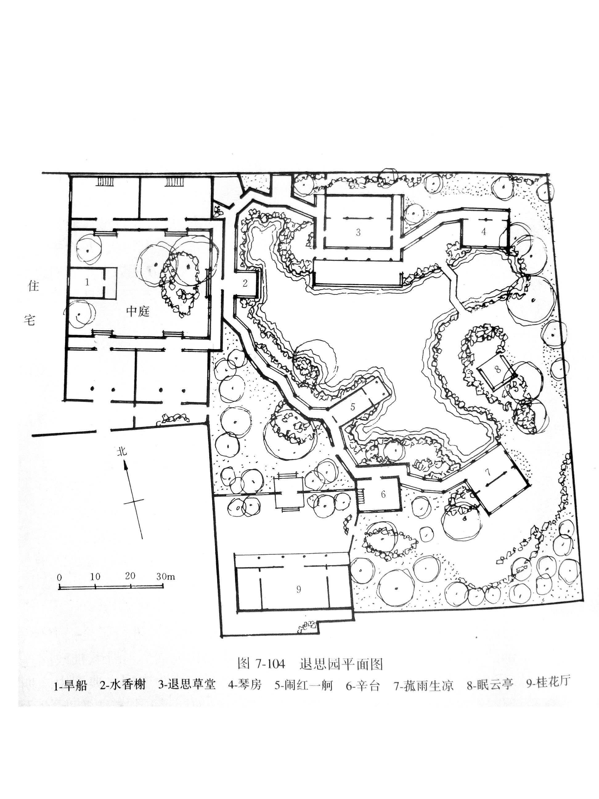 古典园林平面合集拙政园怡园沧浪亭留园等施工