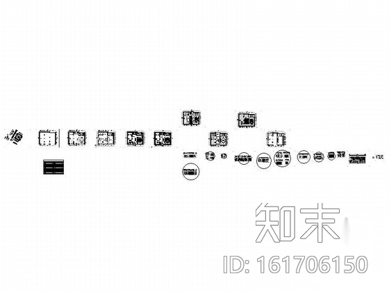 现代红酒专卖店室内装修施工图cad施工图下载【ID:161706150】