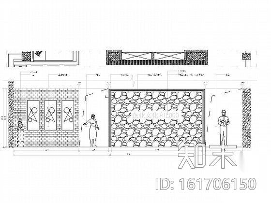 现代红酒专卖店室内装修施工图cad施工图下载【ID:161706150】