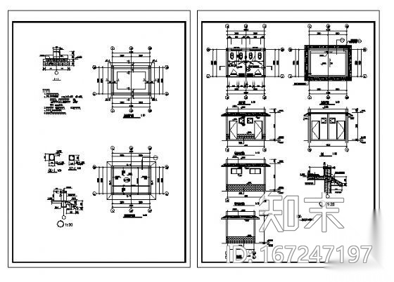 某单层公厕建筑方案图施工图下载【ID:167247197】