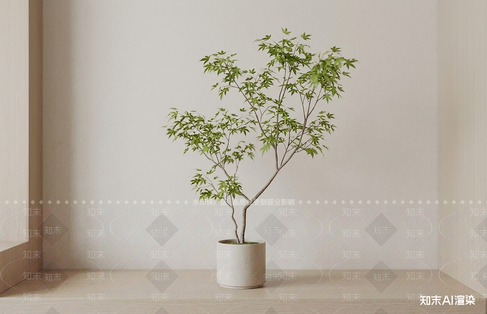 造型绿植盆栽3D模型下载【ID:1227412748】