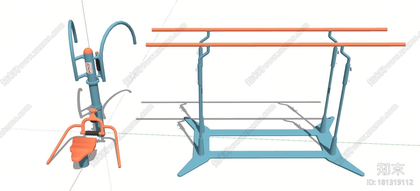 运动健身器材SU模型下载【ID:181319112】