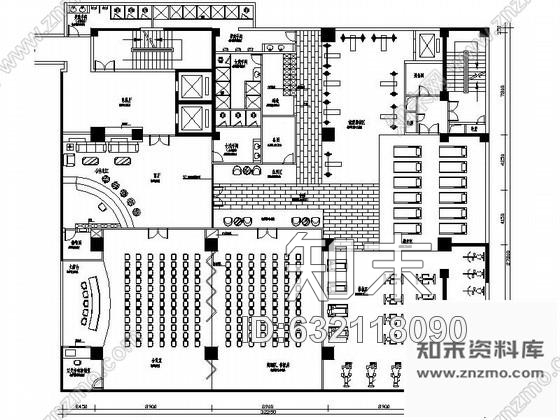 施工图某健身会所室内装修图cad施工图下载【ID:632118090】
