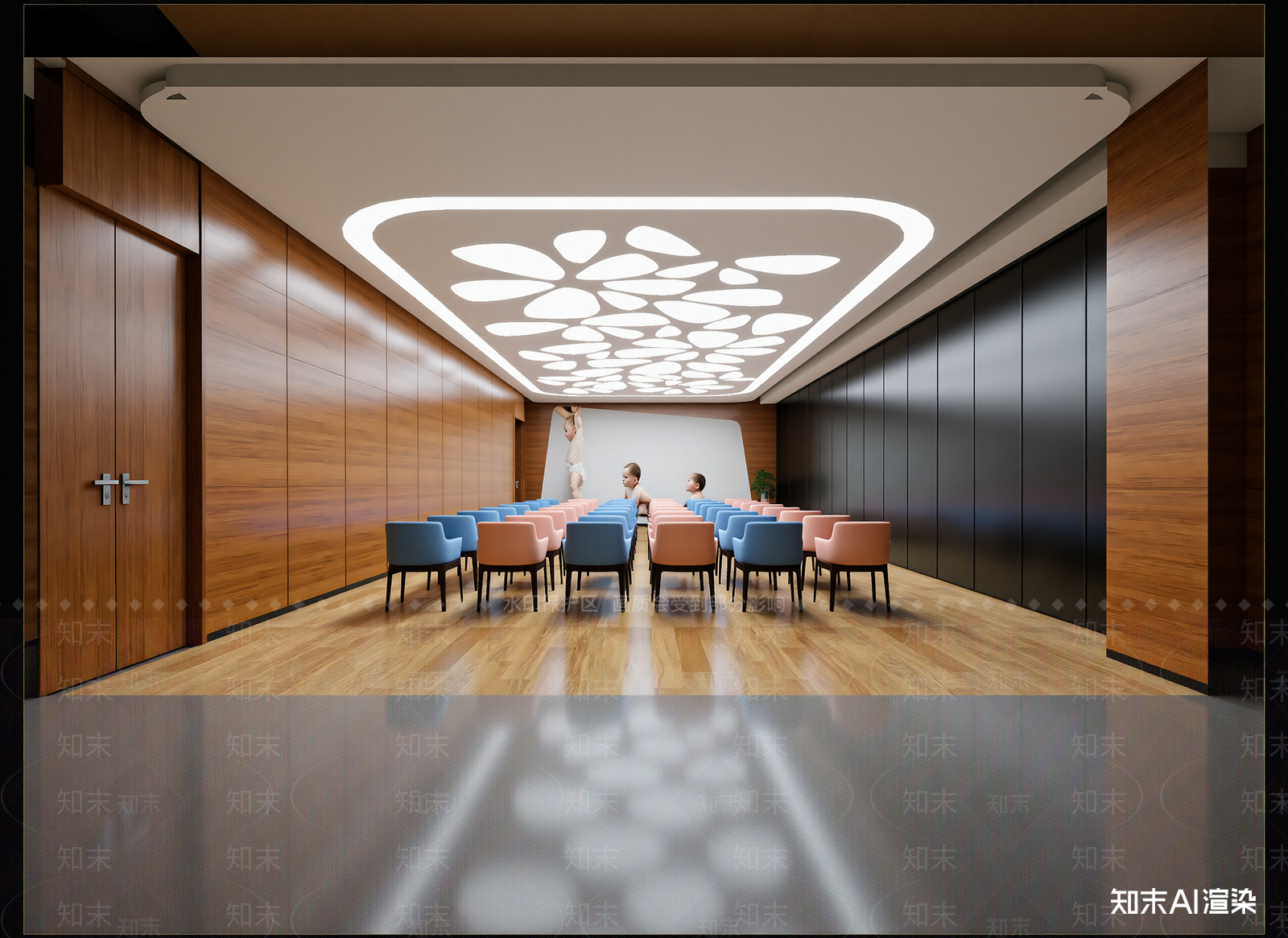 现代会议室3D模型下载【ID:1215101382】