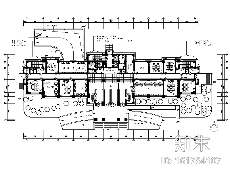 [江苏]某药监局办公室整套CAD施工图(含效果图)施工图下载【ID:161784107】