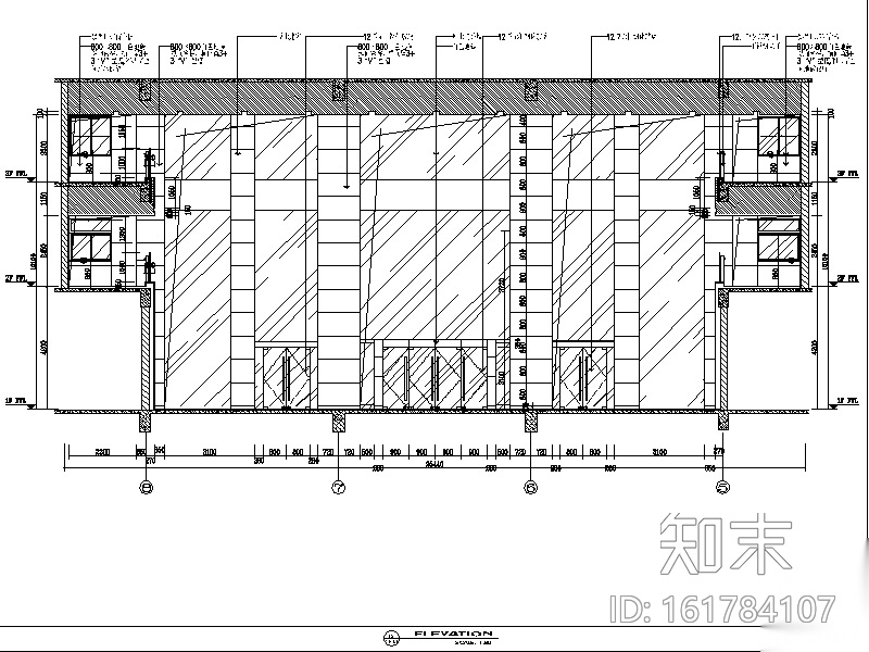 [江苏]某药监局办公室整套CAD施工图(含效果图)cad施工图下载【ID:161784107】