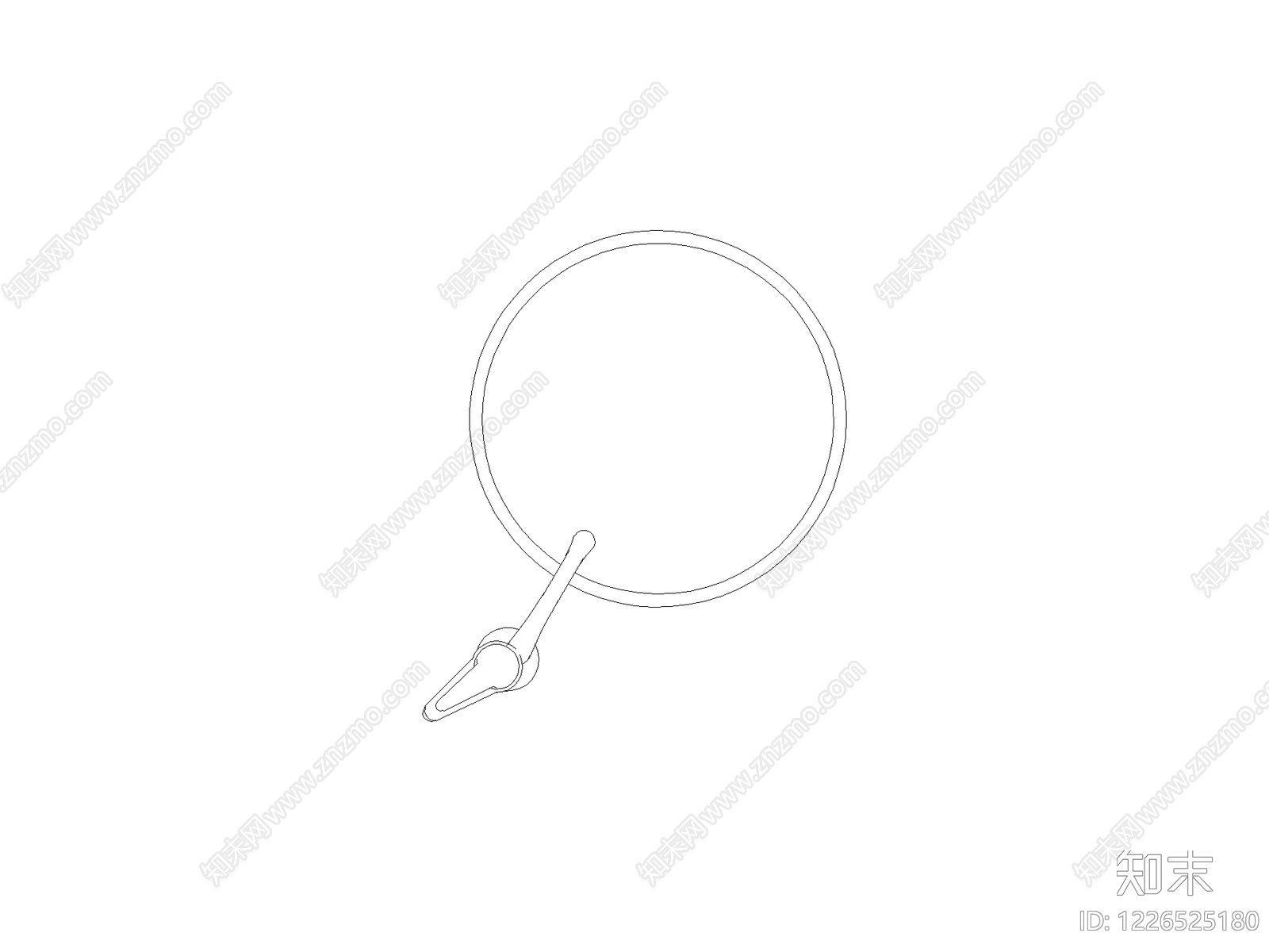 卫浴图块cad施工图下载【ID:1226525180】