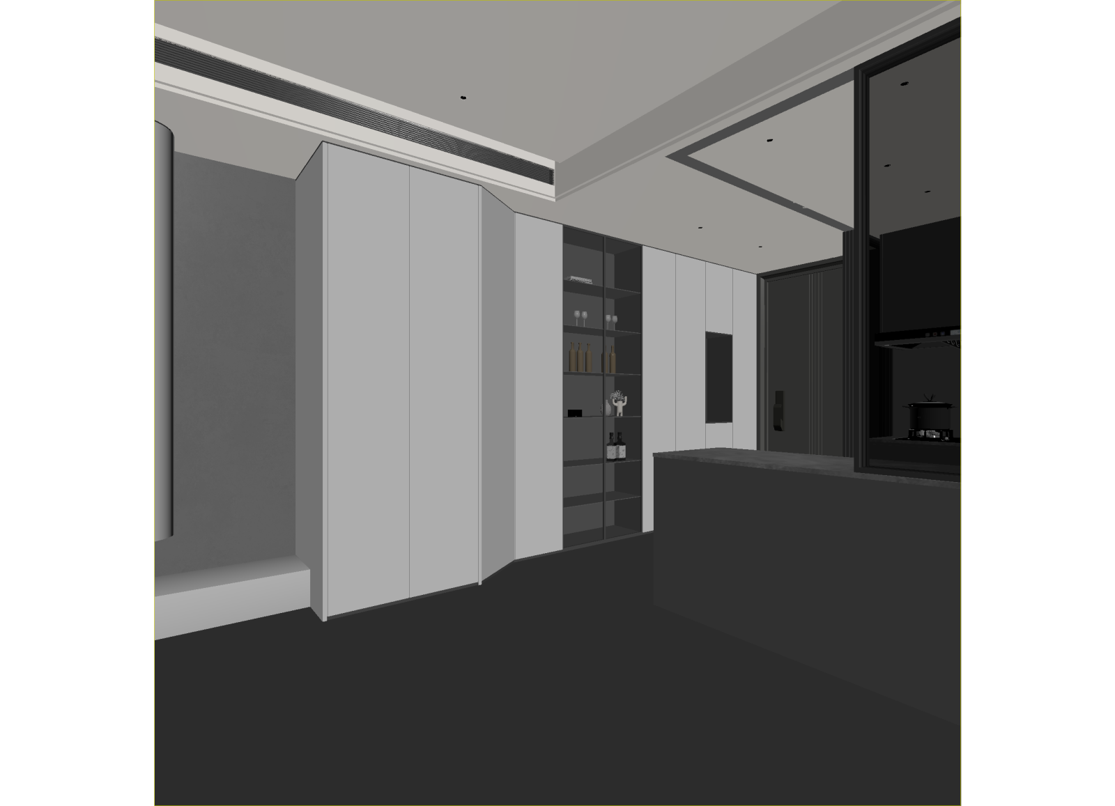 现代其他通用空间3D模型下载【ID:1214834362】