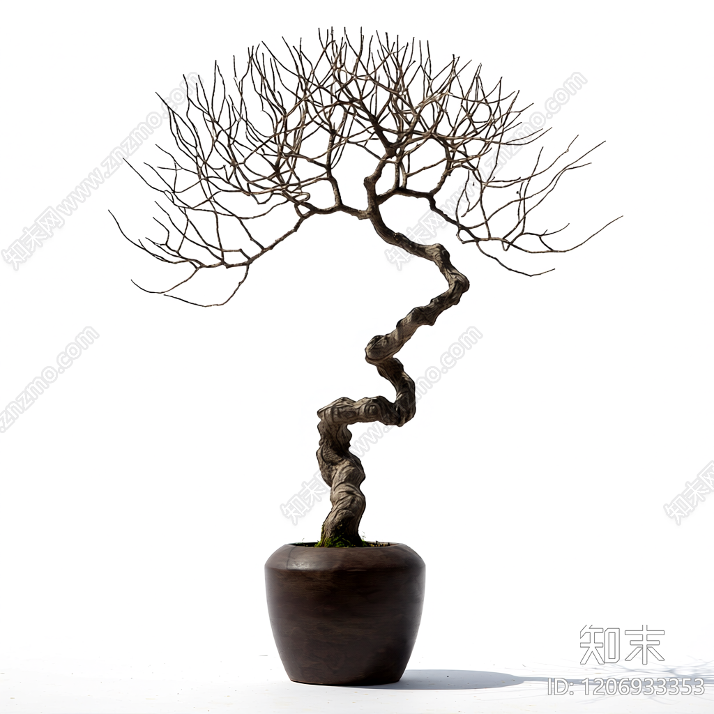 盆景树造型装饰3D模型下载【ID:1206933353】