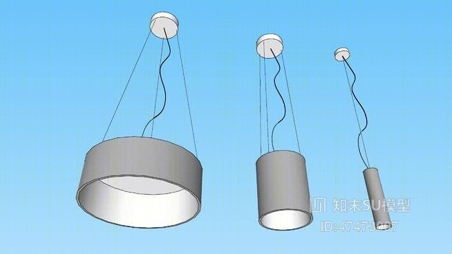 吊灯SU模型下载【ID:318026814】