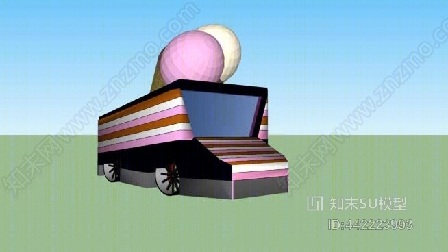 热气球SU模型下载【ID:442223993】