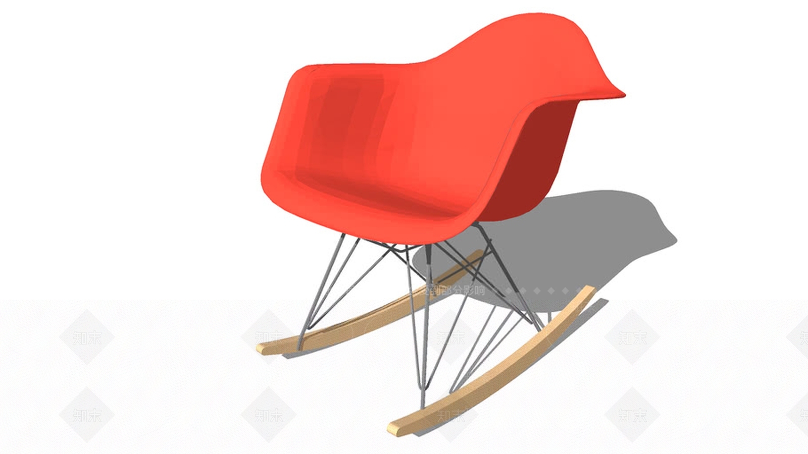 HMI_Eames_Molded_Shell_Armchair_Rocker_Base_3DSU模型下载【ID:1161707777】