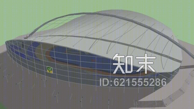 奥林匹克赛车场（东京2016）SU模型下载【ID:621555286】