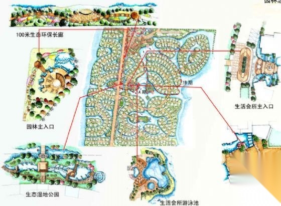 [上海]高尔夫别墅园林扩初设计方案施工图下载【ID:161111139】