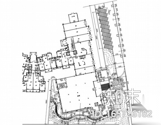 [常州]售楼部周边环境园林景观工程施工图cad施工图下载【ID:165726182】