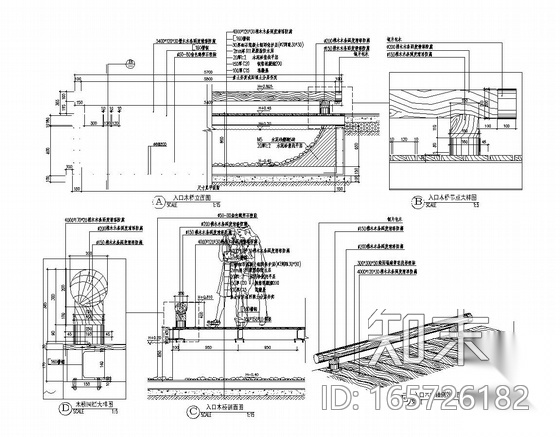 [常州]售楼部周边环境园林景观工程施工图cad施工图下载【ID:165726182】