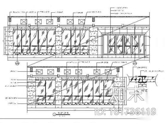 [广东]现代商业金融机构装饰施工图cad施工图下载【ID:161736119】