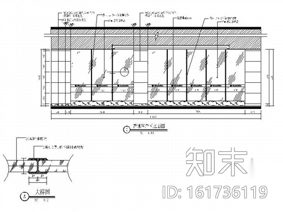 [广东]现代商业金融机构装饰施工图cad施工图下载【ID:161736119】