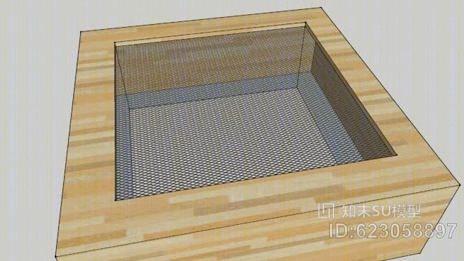 蹦床SU模型下载【ID:623058897】