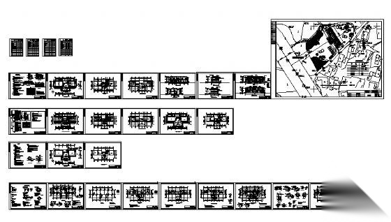 中西部地区某村委会二层办公楼建筑施工图cad施工图下载【ID:166565161】