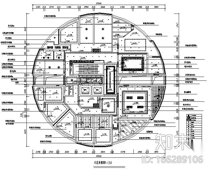 [江西]国际金融办公空间设计施工图（附效果图）cad施工图下载【ID:166289106】