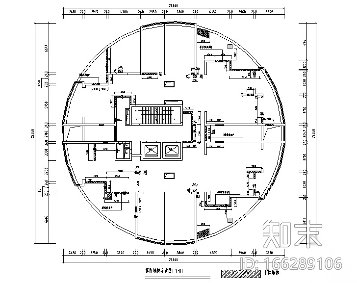 [江西]国际金融办公空间设计施工图（附效果图）cad施工图下载【ID:166289106】