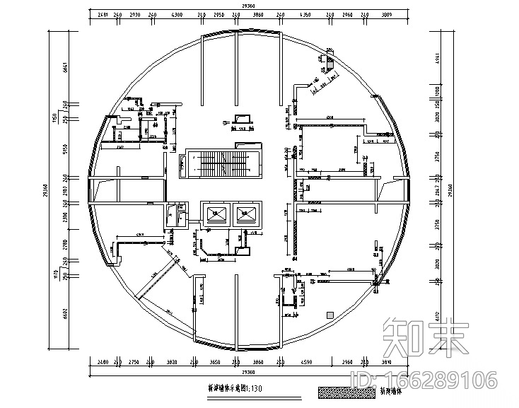 [江西]国际金融办公空间设计施工图（附效果图）cad施工图下载【ID:166289106】