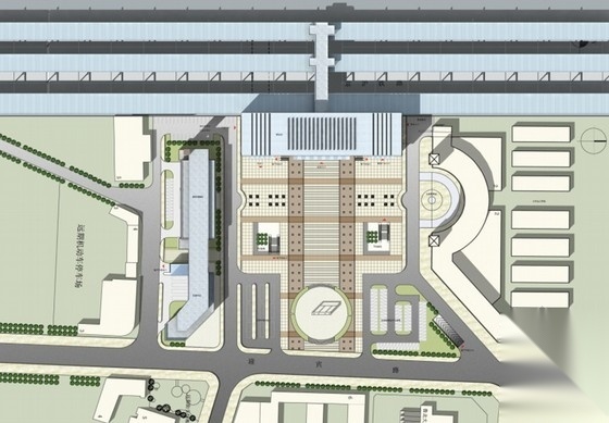 [合集]3套多层现代风格火车站建筑设计方案文本（含动...施工图下载【ID:160726190】