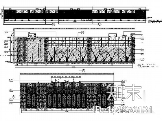 精装酒店宴会厅室内装修图（含效果）cad施工图下载【ID:161976131】
