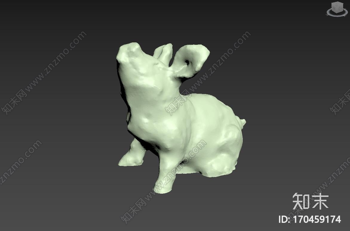 肉肉的小猪3d打印模型下载【ID:170459174】