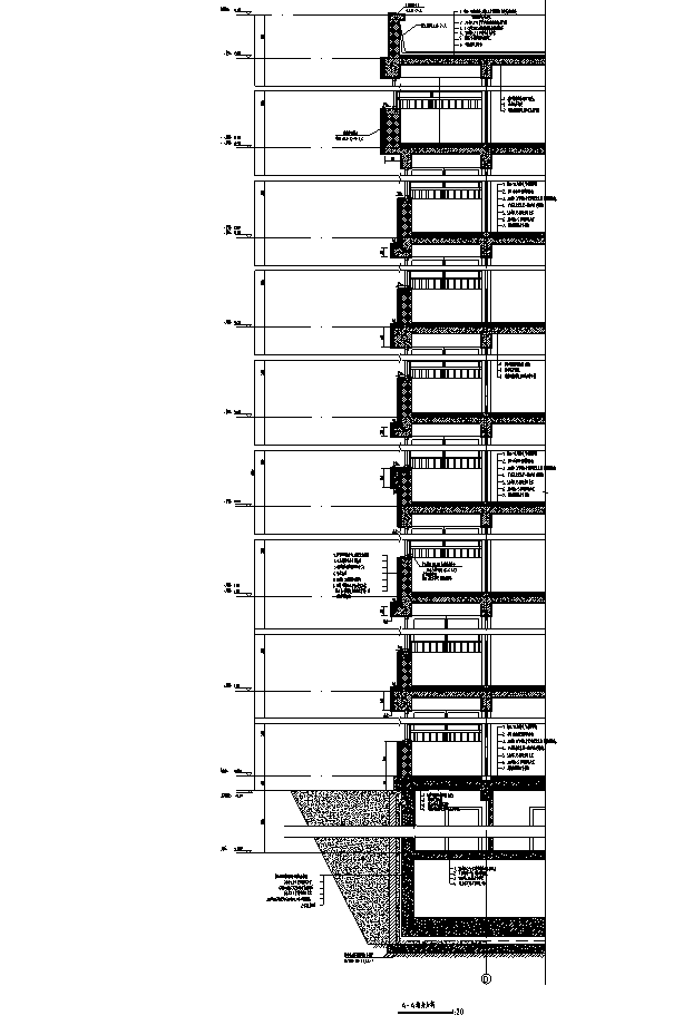 [宁夏]新中式住宅建筑施工图(含人防、商业、幼儿园及...cad施工图下载【ID:149527175】