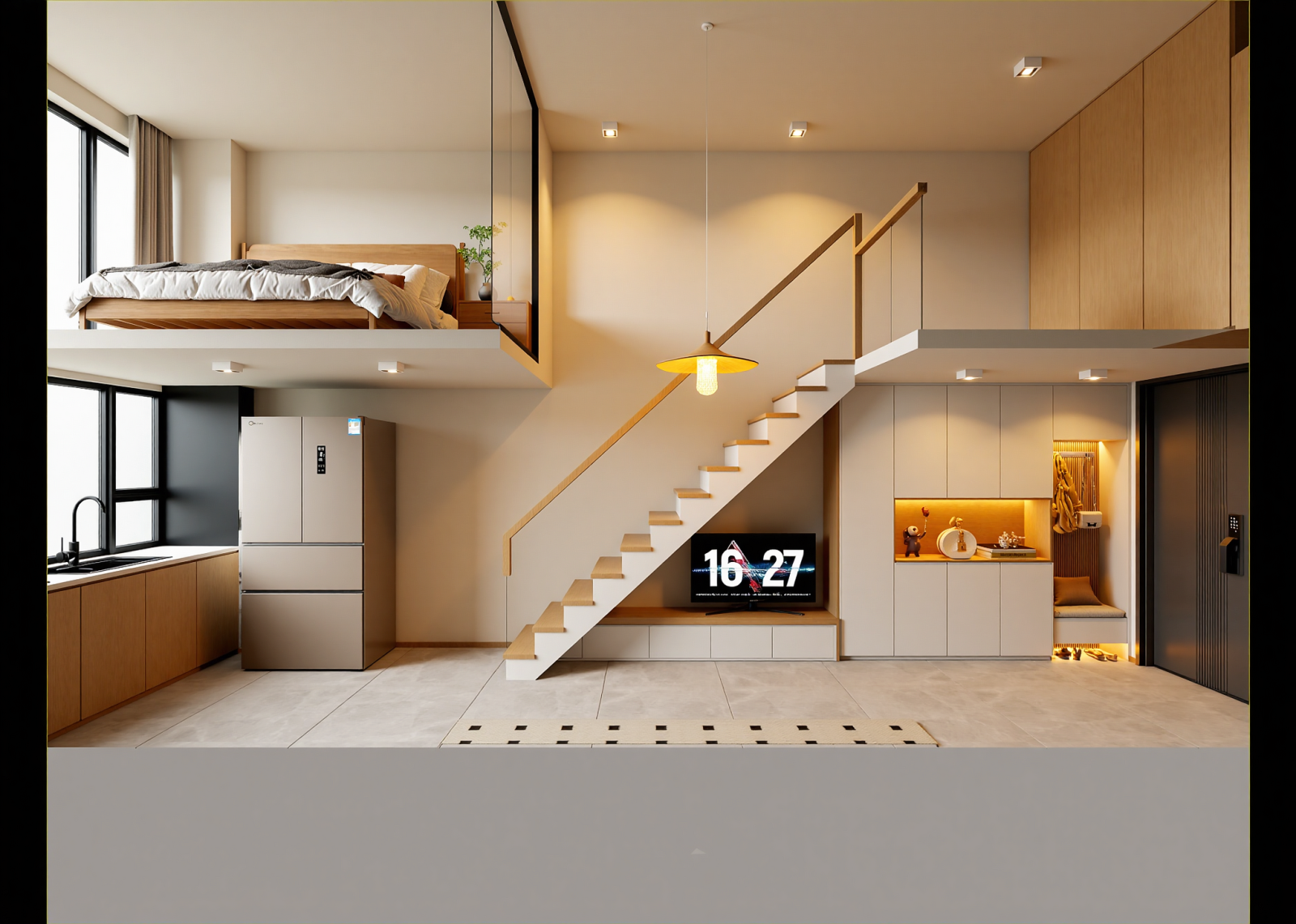 日式公寓3D模型下载【ID:1214791370】