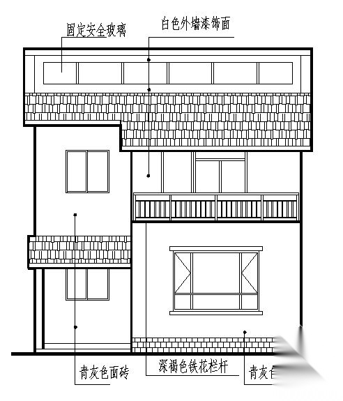 [绵阳]某二层新农村住宅建筑结构水暖电施工图cad施工图下载【ID:166560104】