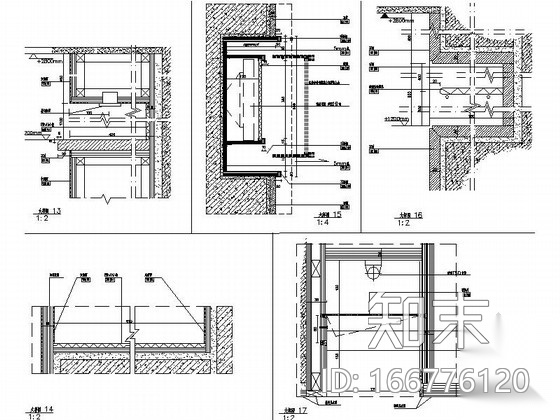 [重庆]现代简约四星级酒店B户型行政套房室内设计施工图cad施工图下载【ID:166776120】