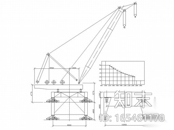 吊车CAD图纸（21种型号）cad施工图下载【ID:165461170】