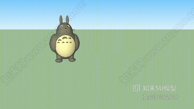 龙猫SU模型下载【ID:830802010】