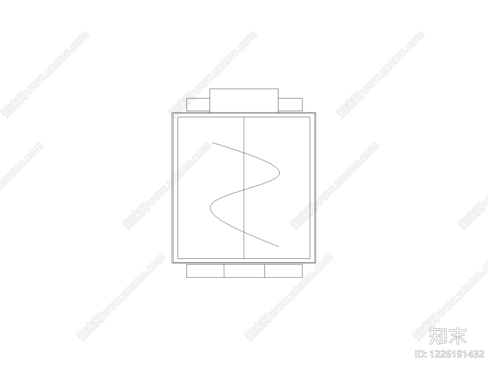 门cad施工图下载【ID:1226191432】