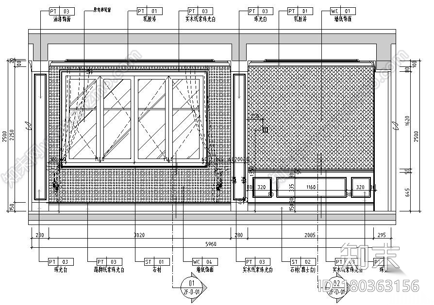 欧式风格三层双拼别墅住宅装修施工图设计cad施工图下载【ID:180363156】