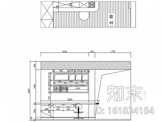 [武汉]现代都市两居室装修CAD施工图（含效果图）cad施工图下载【ID:161834164】