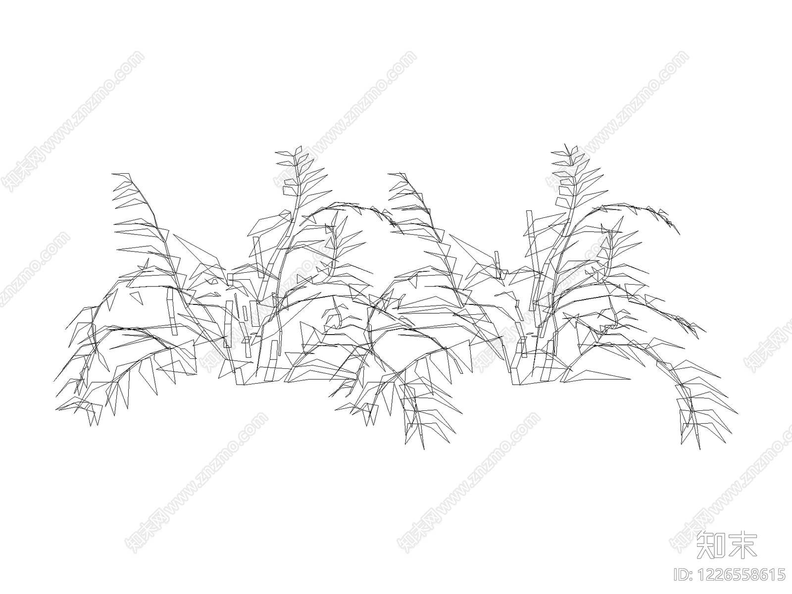 现代地被种植CAD图纸