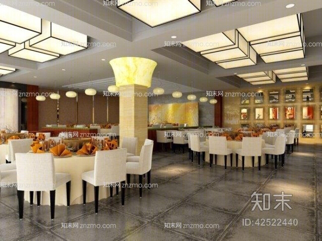 酒店宴会厅563D模型下载【ID:42522440】