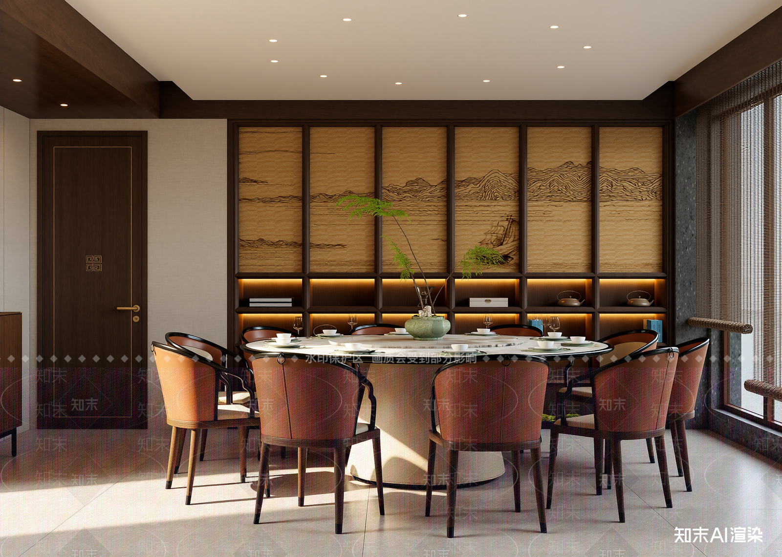 中式包厢3D模型下载【ID:1214922745】