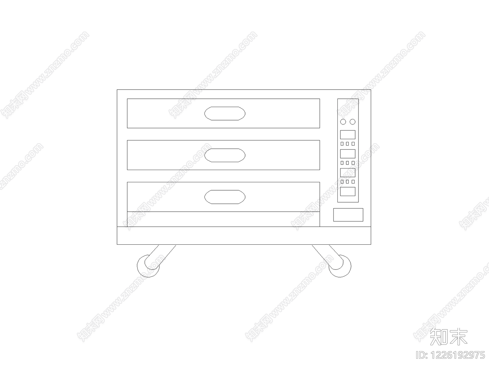 柜子cad施工图下载【ID:1226192975】