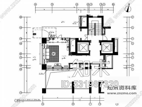 施工图深圳坪山某奢华别墅全套样板房装修图cad施工图下载【ID:531987320】