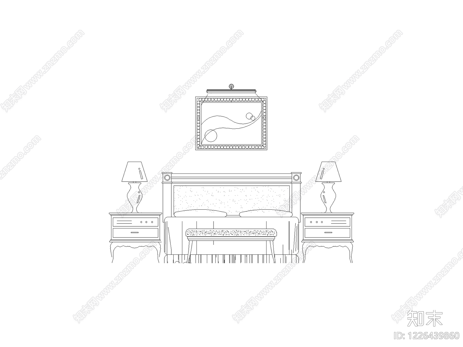 家装图块cad施工图下载【ID:1226439860】