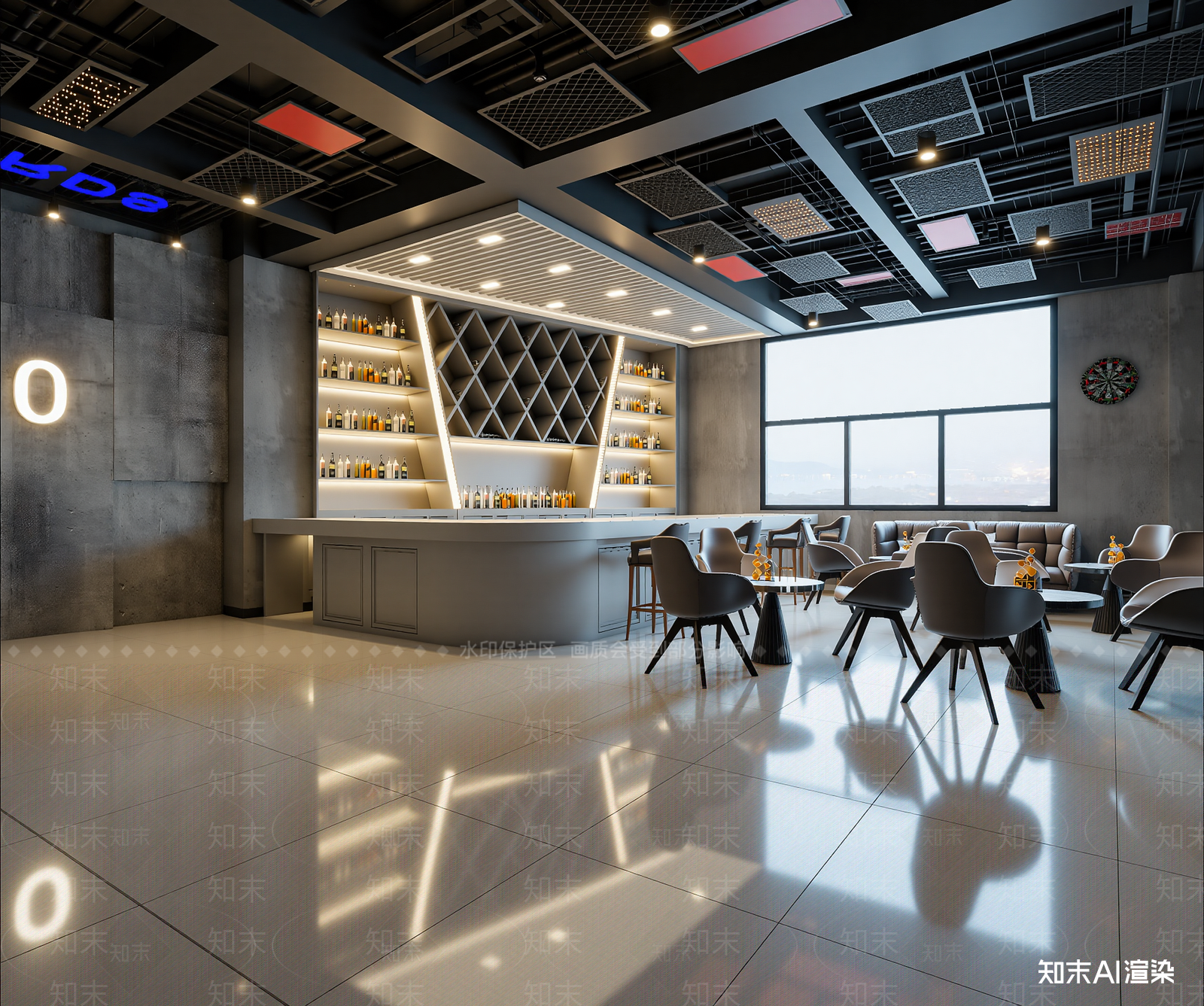 工业风酒吧3D模型下载【ID:1213939197】