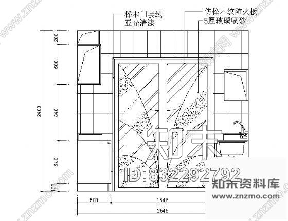 图块/节点厨房立面cad施工图下载【ID:832292792】