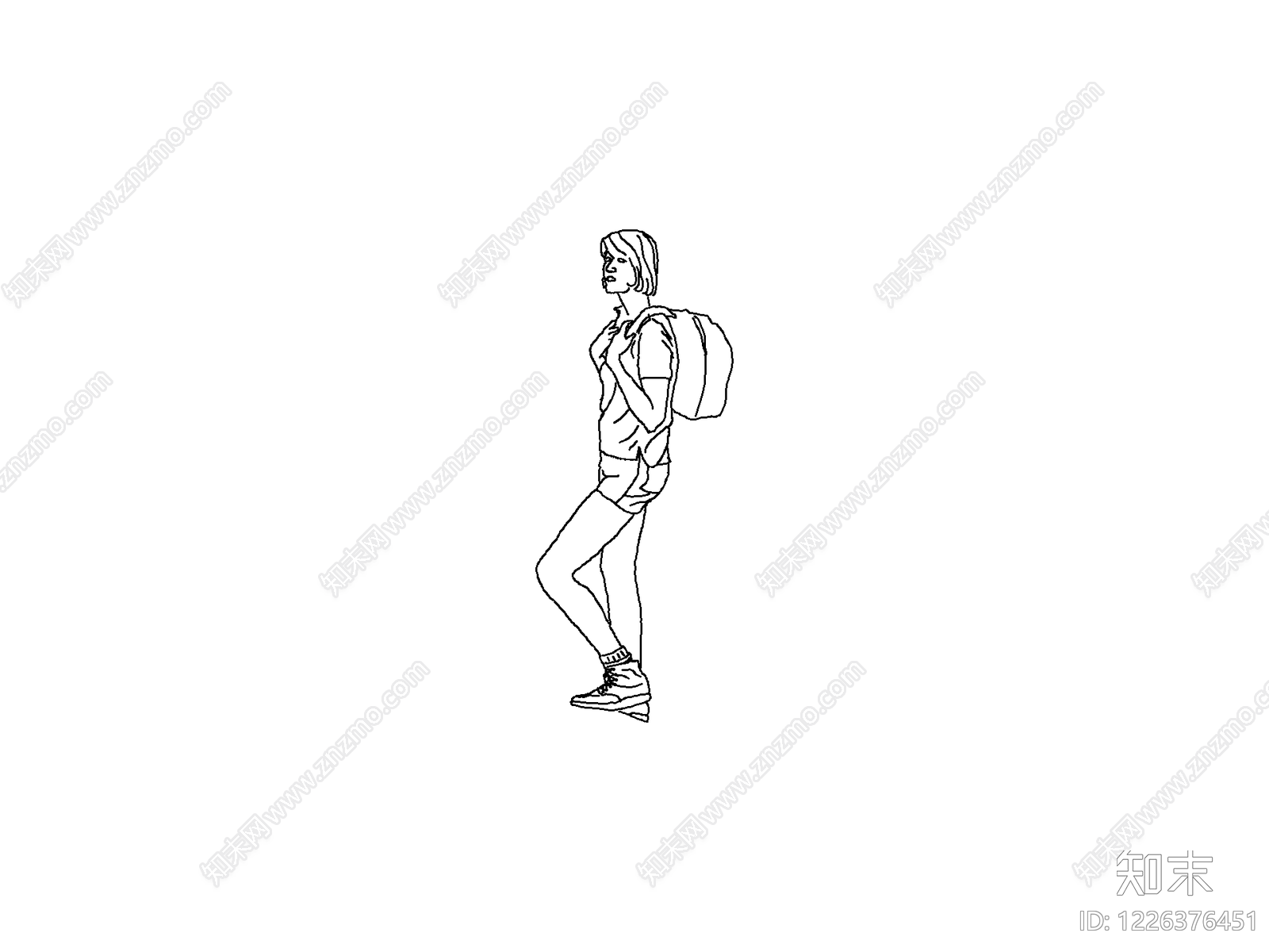 人物cad施工图下载【ID:1226376451】