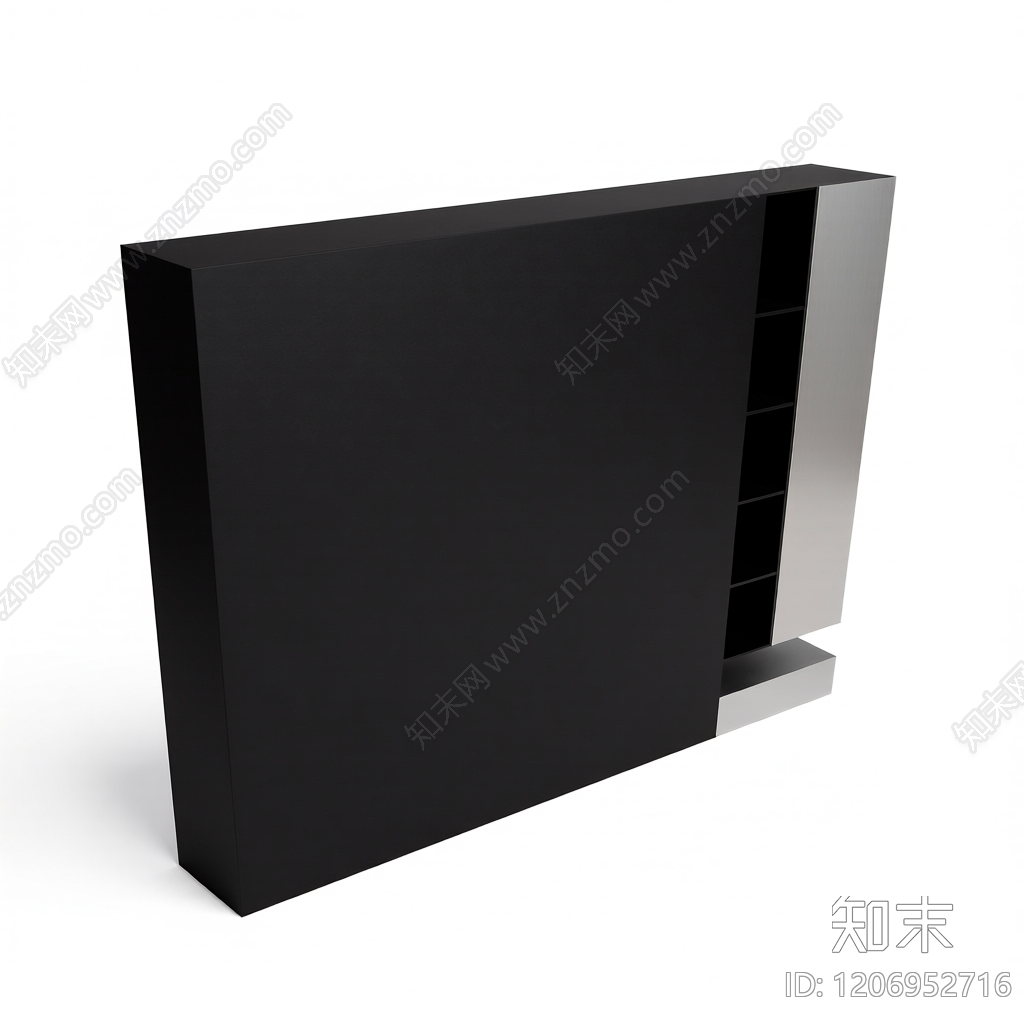电视墙柜体组合3D模型下载【ID:1206952716】